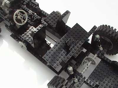 853 technic car chassis in black