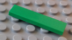 Bright green lego part