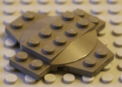 Dark grey Lego brick.