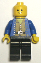 blue Lego mini figures.