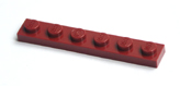 dark red Lego plates