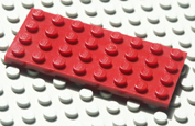 dark red Lego plate.